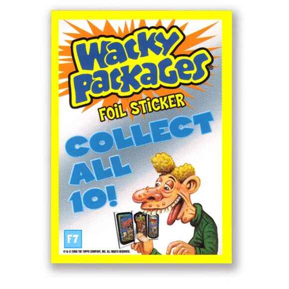 2005 Topps Wacky Packages Card - Series 3 - Foil #7 Liquid Bummr - Picture 2 of 2